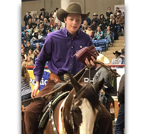 Pierce Wold riding Real Smooth Cat